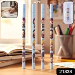 Cartoon Printed Pencil Set for Kids – Cute School Writing Pencils (4 Pc) - Image 2