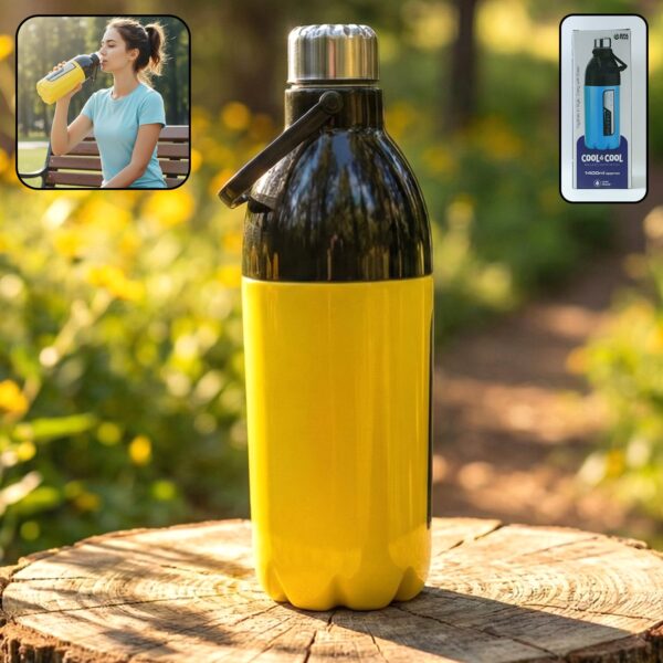 Large Capacity 1400ML Leakproof Water Bottle with Carry Strap