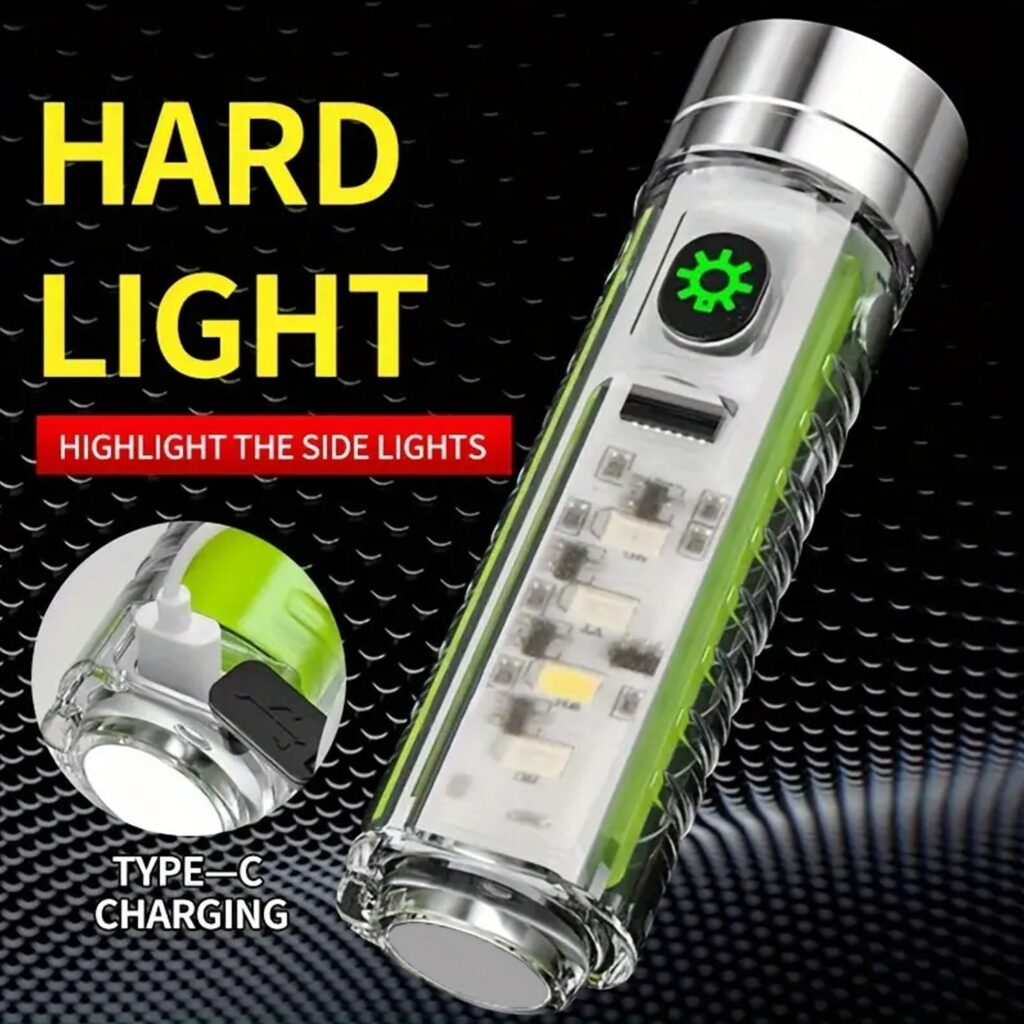 Rechargeable USB LED Flashlight Torch