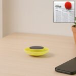 Yellow Board Magnets Circular Plastic Buttons (1 Pc)