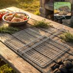 Heavy-Duty Stainless-Steel Barbecue Grill Basket (1 Pc) - Image 3