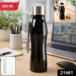 Stainless Steel Water Bottle with Carry Strap 600 ML - Image 2