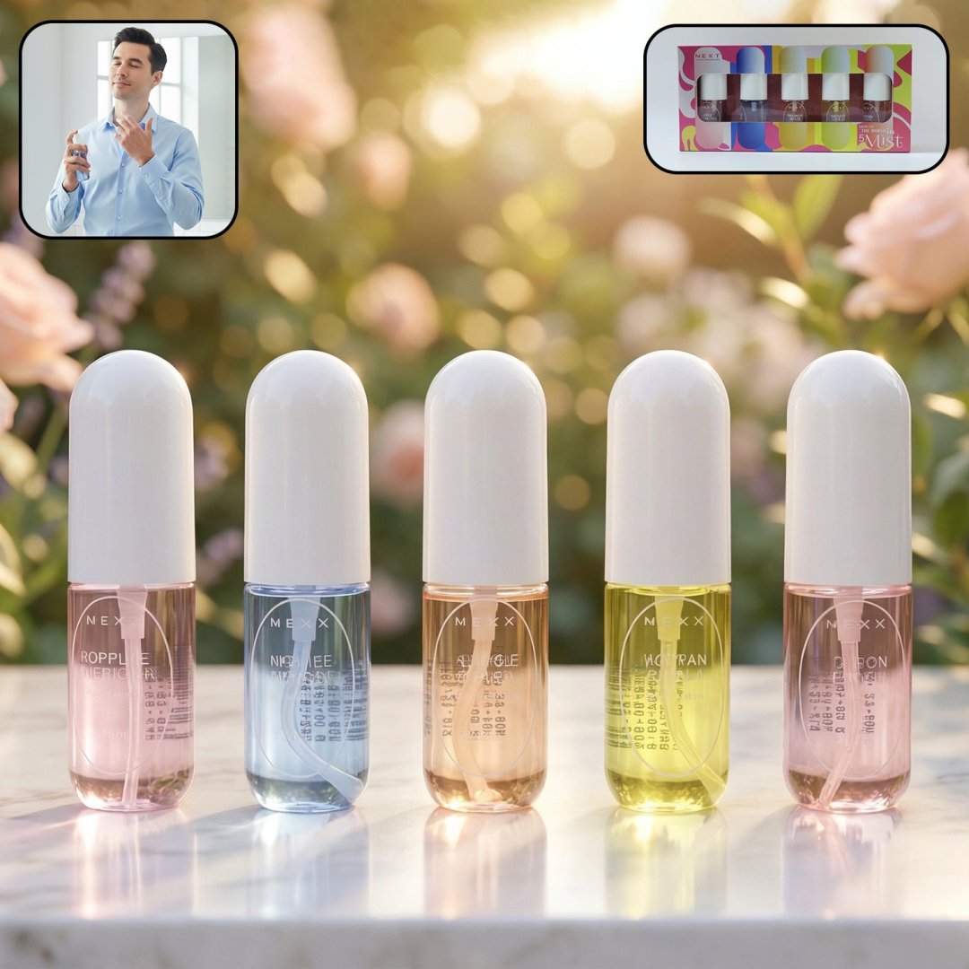 01_9ca9153e-eb59-47cc-9bfc-2867273ff42d.jpg Next Mist Luxury Fragrances Mini Perfume Spray Gift Set (5 Pc, 30 ML Each) - Image 1