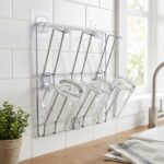 Stainless Steel Wall-Mounted Cup and Mug Holder Rack