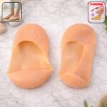 Silicone Heel Protector Socks – Anti Crack Foot Care Socks (1 Pair) - Image 3