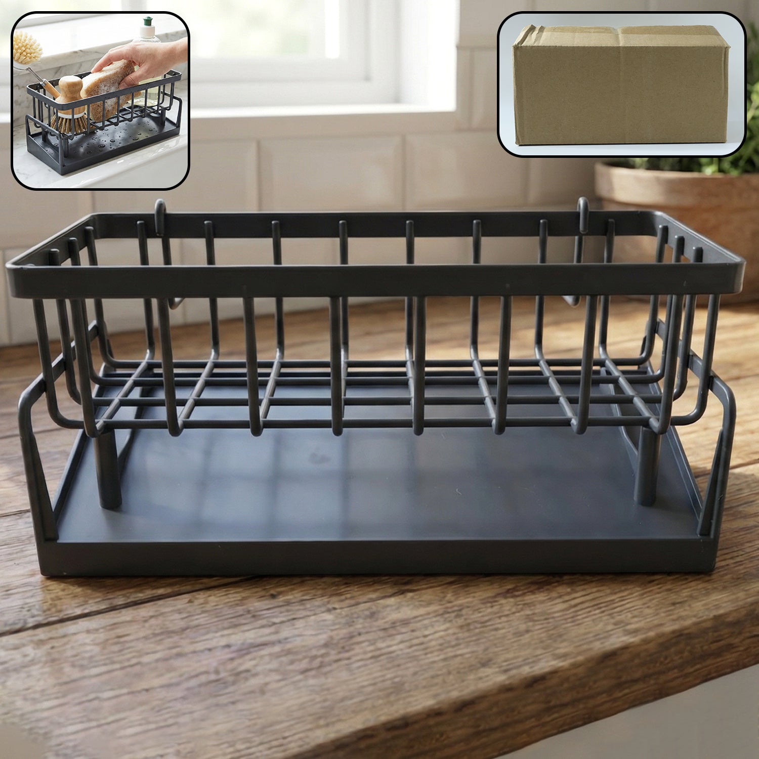 01_a5b4f03f-5e69-42c9-9ce4-e9df94b495f7.jpg Multipurpose Plastic Bathroom Storage Rack (1 Pc) - Image 1