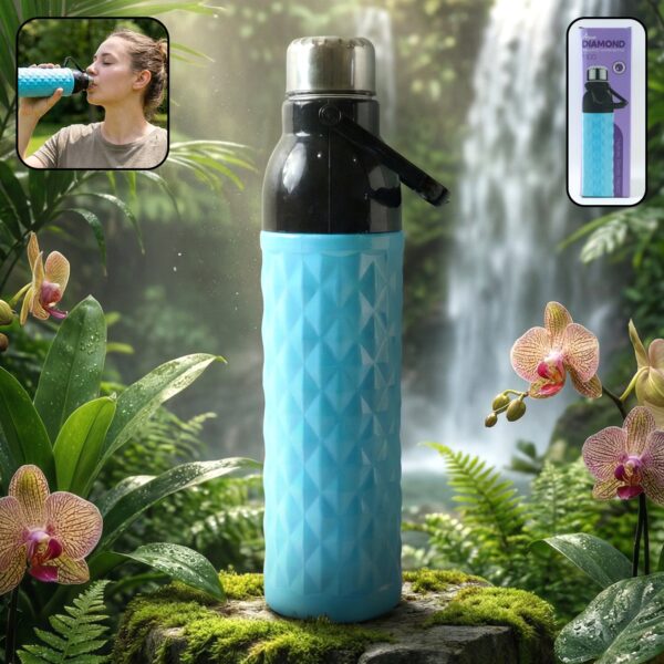 1100 ML Diamond Texture Sports Water Bottle