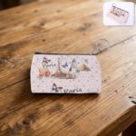 Small Paris Print Zipper Coin & Stationery Pouch (1 Pc) - Image 4