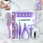 10 piece manicure and pedicure nail care tool set