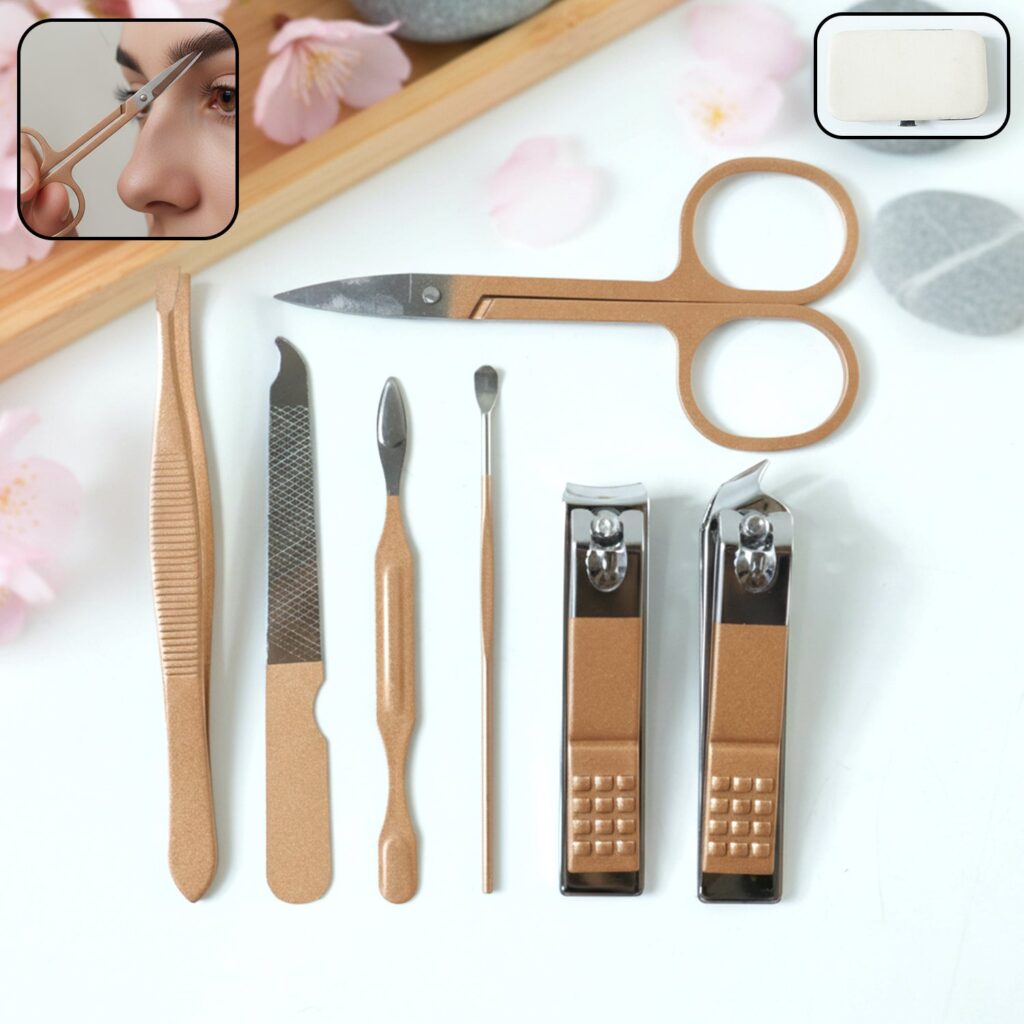 7 in 1 Premium Manicure Pedicure Grooming Kit