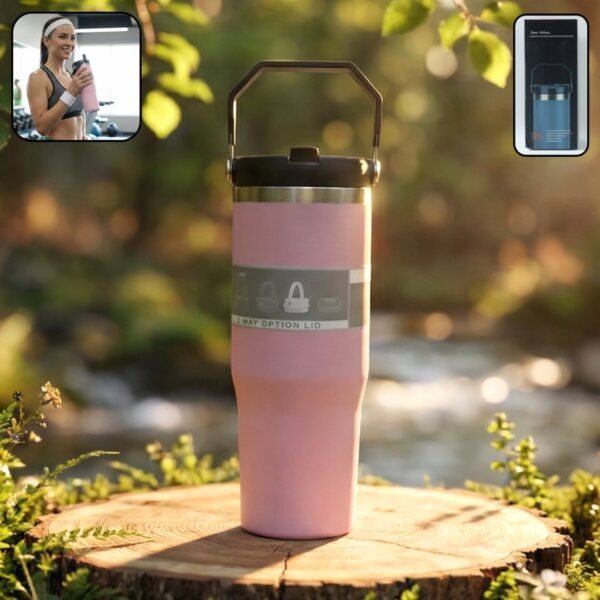 Premium Stainless Steel Insulated Travel Tumbler 900 ML (1 Pc)