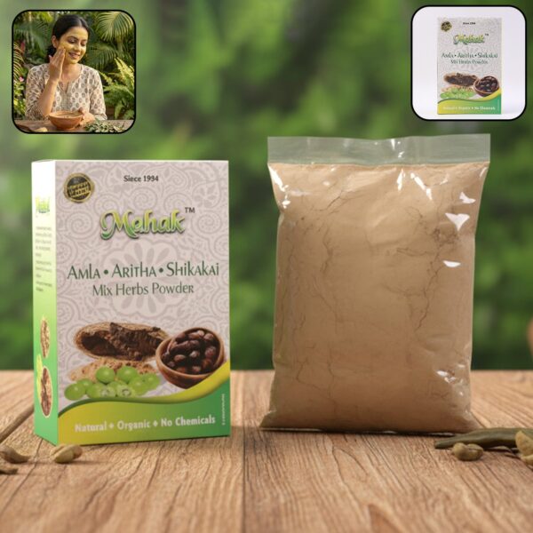 Traditional Mixed Herbs Powder for Hair and Skin