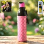 1000 ML Diamond Pattern Leakproof Water Bottle