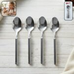 4 piece stainless steel dinner spoon set