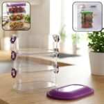 3 Layer Stackable Airtight Food Storage Container Set