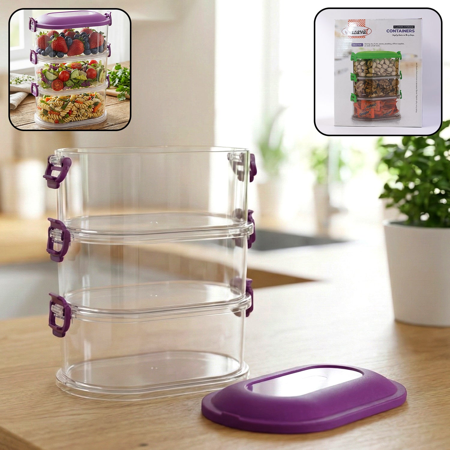 01_d4410581-7f57-4e6a-adb8-0ef4aa58e969.jpg 3 Layer Stackable Airtight Food Storage Container Set