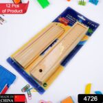 Colorful Wooden Pencil Set with Pencil box, Ruler, Sharpener (12 Pcs Set) - Image 7