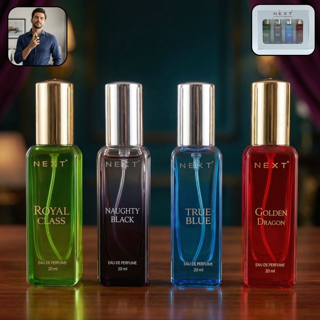 01_d677c46e-b570-4346-89f9-c36b0b487fc3.jpg Next Luxury Fragrances Mini Eau De Parfum Gift Set for Men
