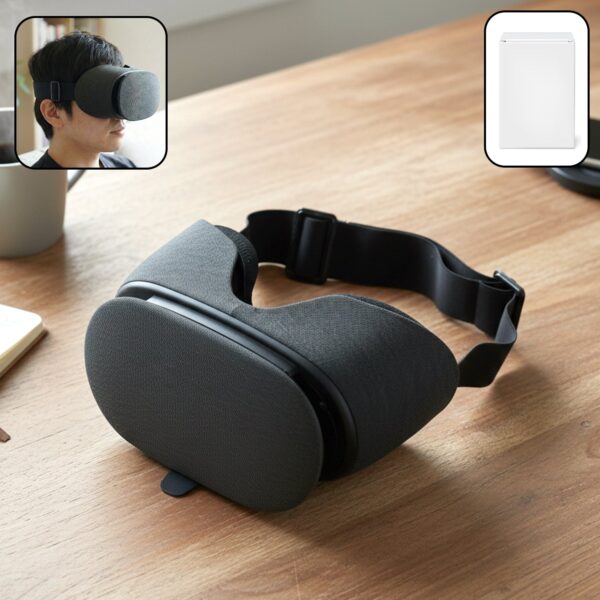 VR headset comfort eye mask cover with adjustable strap