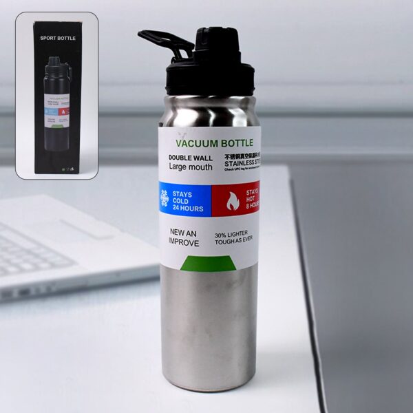 Stainless Steel Double Wall Vacuum Insulated Water Bottle 600ml