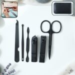 6 in 1 Professional Manicure & Pedicure Grooming Tool Set