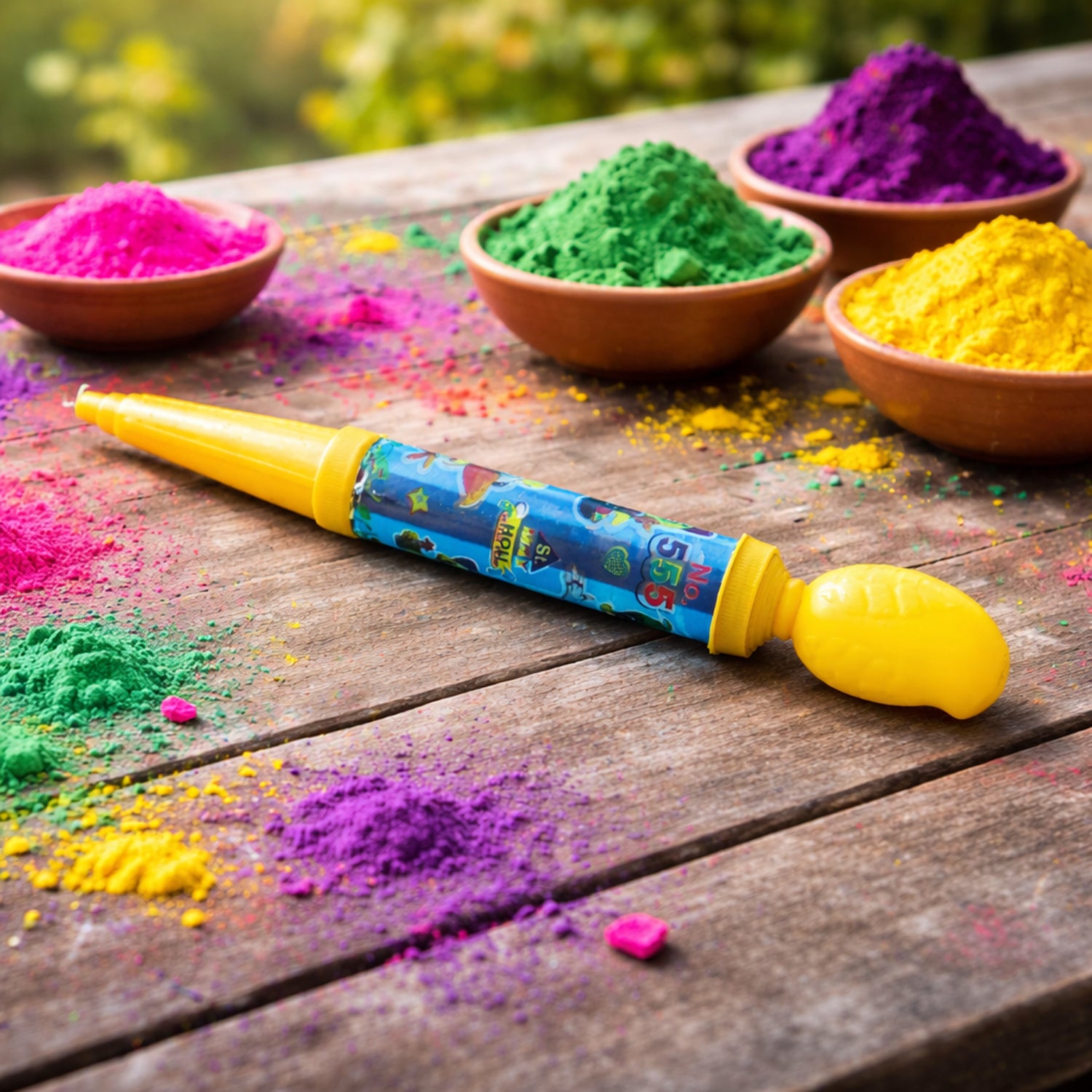 01_e2deb7ca-341e-423c-8e66-e394fd22bac3.jpg Kids Long Range Plastic Holi Water Shooter Gun Pichkari for Holi Festival (1 Pc) - Image 1