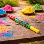 Long Range Plastic Holi Pichkari Water Gun Sprayer for Kids (1 Pc, 32 Cm)