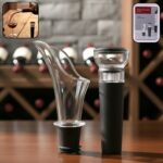 Premium Wine Pourer and Vacuum Bottle Stopper Set