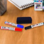 Whiteboard marker set with duster