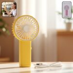 Portable USB Rechargeable Mini Handheld Fan