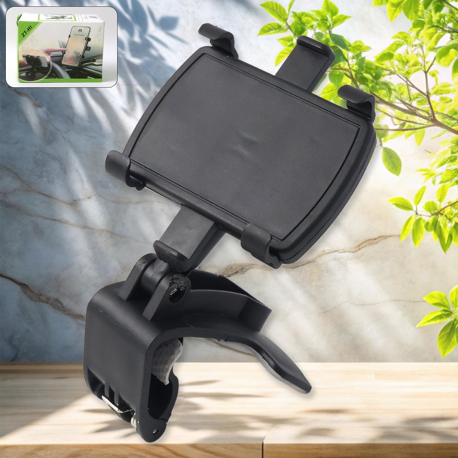 Car Mobile Phone Holder Mount Stand with 360 Degree Rotation