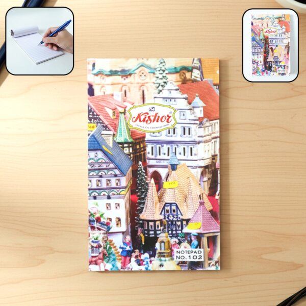 Premium Pocket Notebook – 80-Page Writing Notepad (165 × 105 mm, 1 Pc)