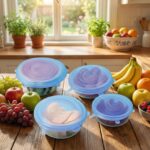 Reusable Silicone Stretch Lids Set for Food