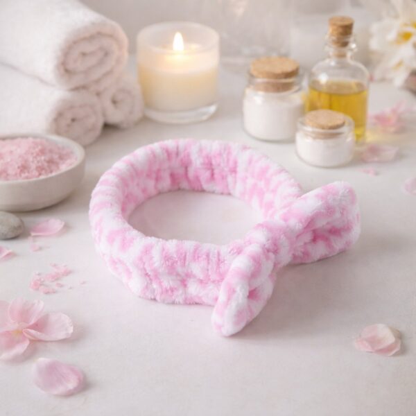 Soft Plush Spa Headband (1 Pc)