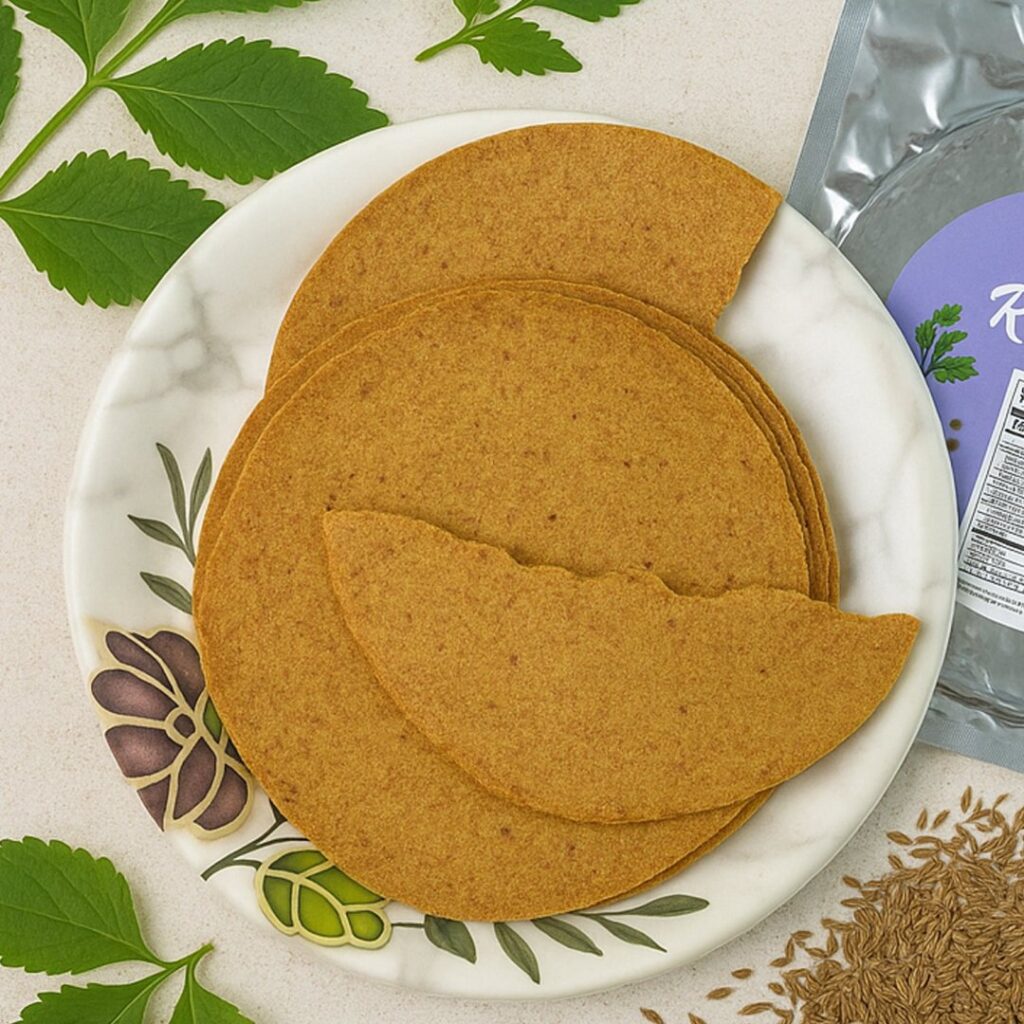 Maniarr's Carmonised Ragi Khakhra Wheat Chips 180gm