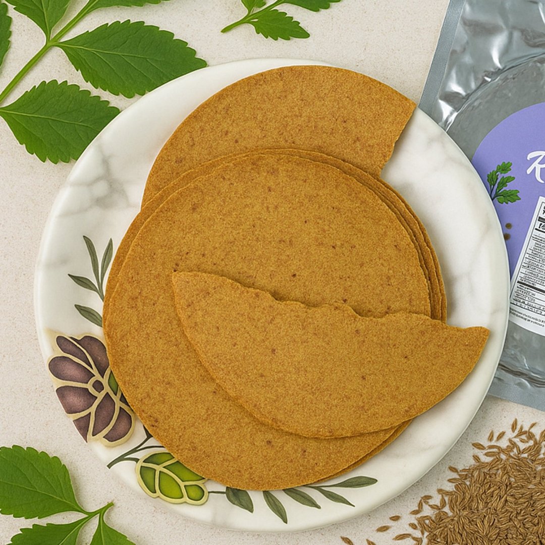 Maniarr's Carmonised Ragi Khakhra Wheat Chips 180gm