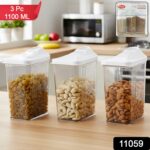 Easy Flow Airtight Storage Containers (3 Pc) - Image 2