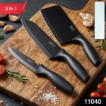 3 in 1 Professional Kitchen Knife Set (1 Set) - Image 2