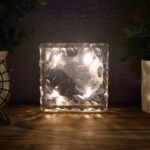 Solar Ice Cube Garden Light for Pathways