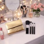 4 in 1 Professional Makeup Brush Set with Storage Pouch