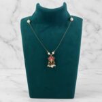 Traditional Lotus Motif Pendant Chain (1 Pc)