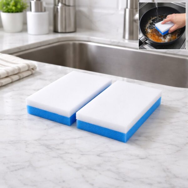 Dual Layer Cleaning Sponge Eraser Pads