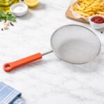 Small size fine mesh kitchen strainer with strong handle