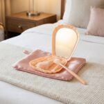 5 in 1 Makeup Brush Set with Mirror Box – Compact Cosmetic Kit - Image 3