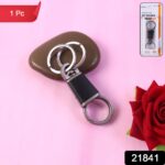 Premium Dual Ring Metal Key Holder with Rotating Swivel (1 Pc) - Image 2
