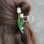 Elegant Floral Decorative Hair Claw Clip (1 Pc) - Image 3