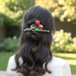 Decorative Berry Fruit Design Hair Claw Clip (1 Pc) - Image 3