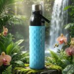 Plastic 1100 ML Approx Diamond Texture Sports Water Bottle (1 Pc) - Image 5