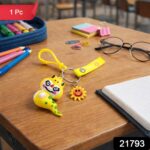 Cute Cartoon Dinosaur Style Keychain with Strap and Decorative Charm (1 Pc) - Image 2