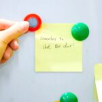 Yellow Board Magnets Circular Plastic Buttons (1 Pc) - Image 6